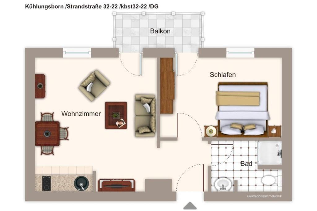 Strandstrasse 32 Strandstrasse 32-22 Kuehlungsborn Exterior foto